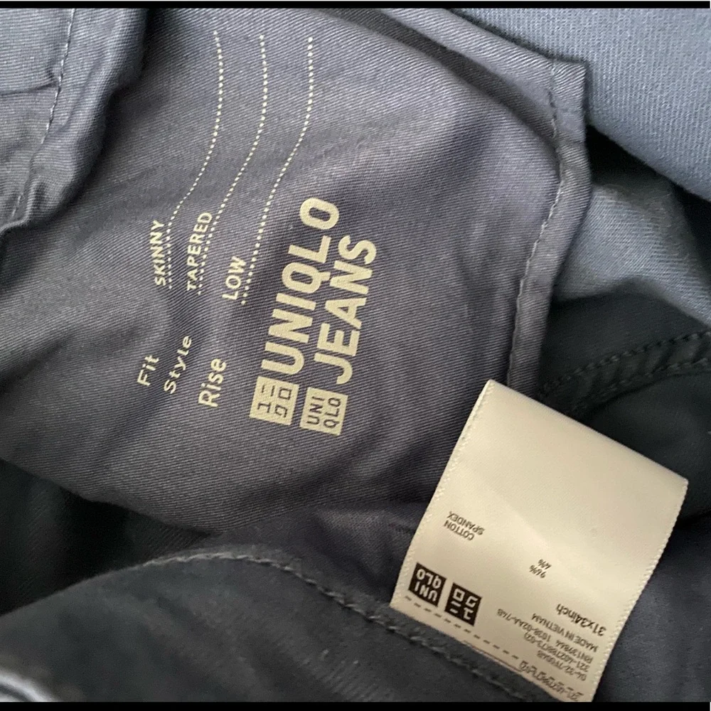 Uniqlo men's Skinny jeans blue size 31